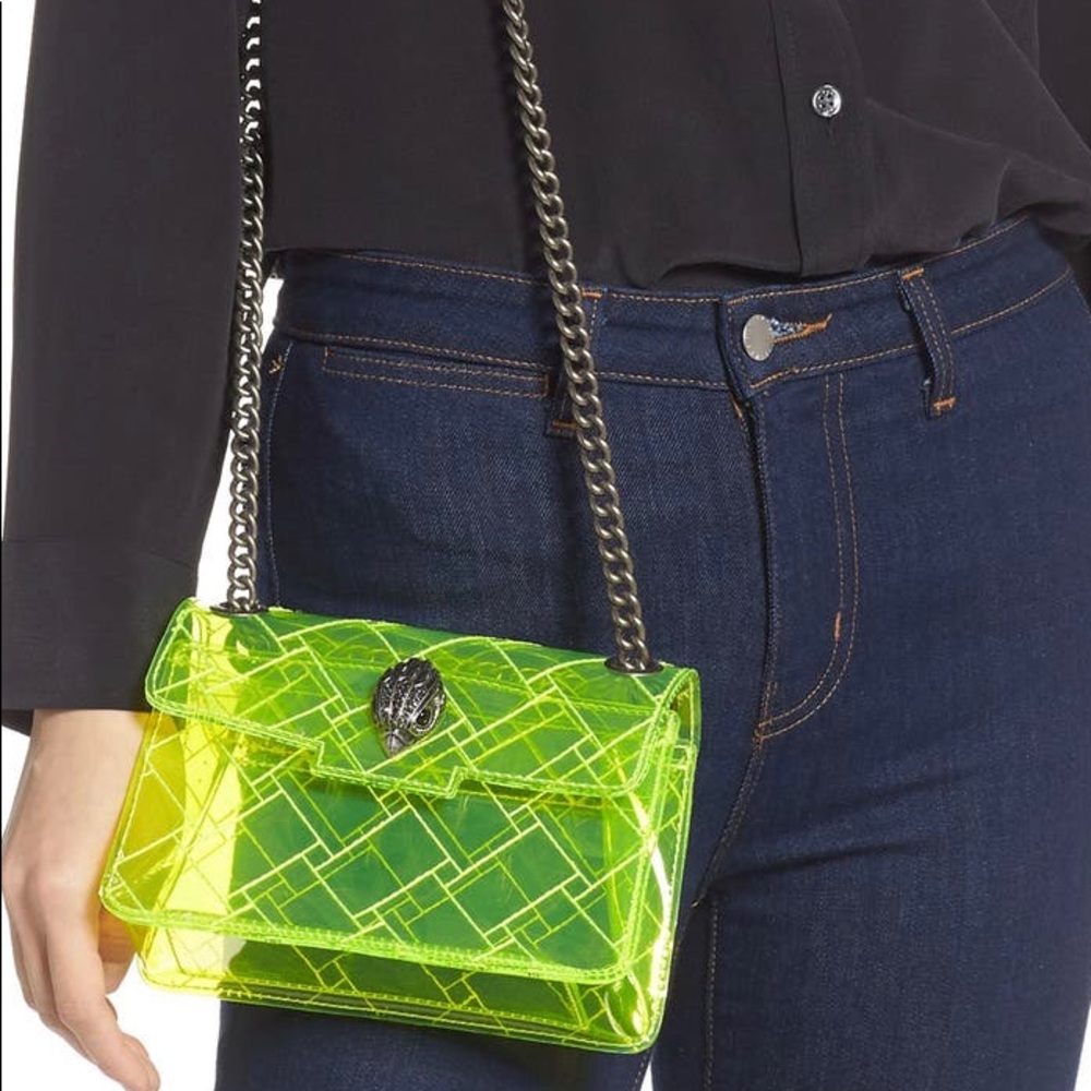 Yellow Kurt Geiger London Transparent Mini Kensington
